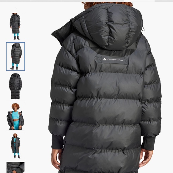 adidas by Stella McCartney Longline WIND.RDY Puffer Jacket, size XL - Picture 2 of 16